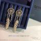 AAA APM Monaco Jewelry Replica - Diamond Paved Feather Earrings In All Gold (5)_th.jpg